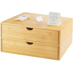 Amazon Natural Bamboo Drawer Organizer
